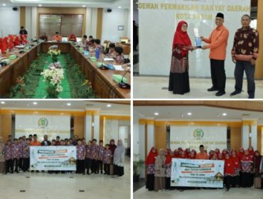 DPRD Kota Batam terima kunjungan edukasi siswa-siswi kelas VI SDIT Tunas Cendekia Kota Batam. (Foto: Humas DPRD Batam)