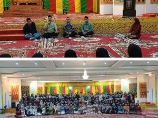 Kunjungan kuliah lapangan mahasiswa Program Studi PGSD FKIP Universitas Riau ke LAMR. (Foto: ist)