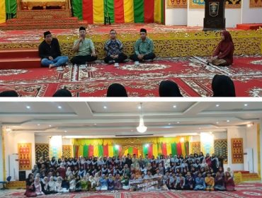 Kunjungan kuliah lapangan mahasiswa Program Studi PGSD FKIP Universitas Riau ke LAMR. (Foto: ist)