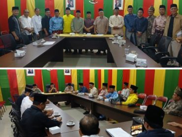 Persukuan Melayu Rantau Sakai mendatangi Balai Adat LAMR.  (Foto: ist)