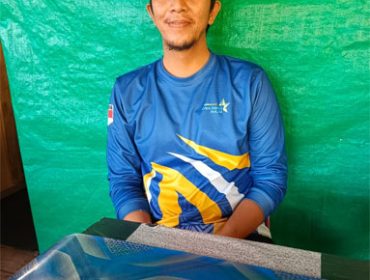 Mus, ketua panitia pemekaran Desa Tanjung. (F: ist)