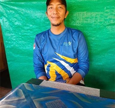 Mus, ketua panitia pemekaran Desa Tanjung. (F: ist)