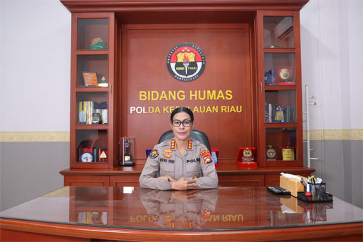 Kombes Pol. Dr. Nona Pricillia Ohei, S.I.K., S.H., M.H., Kabidhumas Polda Kepri. (Foto: Humas Polda Kepri)