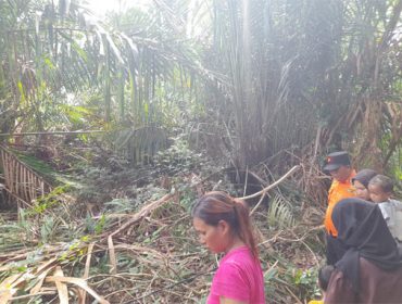 Foto saat Kabid Kedaruratan dan Logistik Ardath S.IP saat memimpin Pencarian Korban 