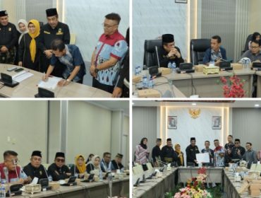  Rapat finalisasi bersama Tim Pemerintah Kota Batam bahas Ranperda LAM Kota Batam. (F: Humas DPRD Batam)