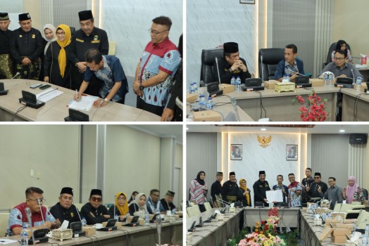  Rapat finalisasi bersama Tim Pemerintah Kota Batam bahas Ranperda LAM Kota Batam. (F: Humas DPRD Batam)