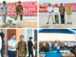 Ketua DPRD Kota Batam Haji Muhammad Kamaluddin hadiri peresmian Kantor Zona Bakamla Barat. (F: Humas DPRD Batam)