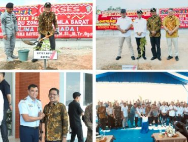 Ketua DPRD Kota Batam Haji Muhammad Kamaluddin hadiri peresmian Kantor Zona Bakamla Barat. (F: Humas DPRD Batam)