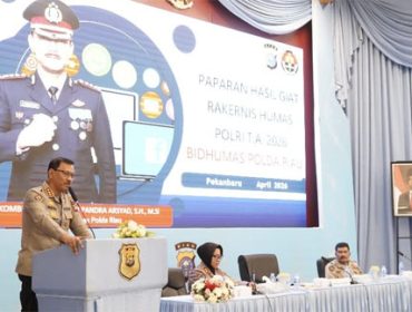 Rakernis Bidang Humas Tahun Anggaran 2026 di Aula Tri Brata. (Foto: ist)