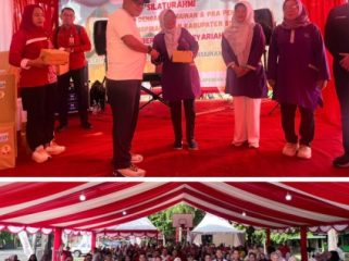 PT BRK Syariah silaturahmi ramah tamah bagi ASN pra pensiun dan purnabakti Kota Tanjungpinang dan kabupaten Bintan. (Foto: BRKS) 