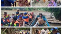 Program JALUR Polda Riau Sasar Suku Talang Mamak di Pedalaman Inhu, Bagikan Sembako, alat tulis anak-anak hingga Layanan Kesehatan Gratis