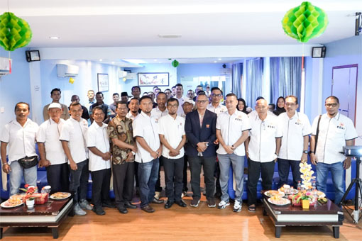 Foto bersama Rakerkab KONI Kabupaten Kepulauan Meranti tahun 2026. (Foto: ist)