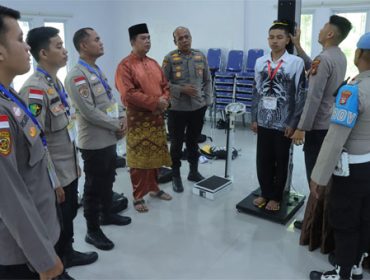 Polres Kepulauan Meranti laksanakan kegiatan Rikmin awal dalam rangka penerimaan anggota Polri Tahun Anggaran 2026. (Foto: Ist)