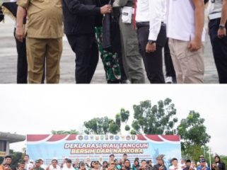Apel Satgas Anti-Narkoba Provinsi Riau. (Foto: ist)