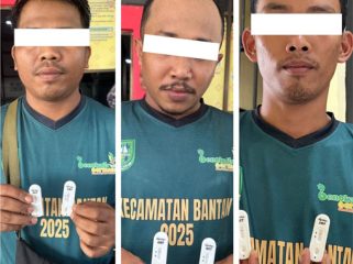 Tiga pegawai dinyatakan  positif mengandung zat methamphetamine dan amphetamine hasil pengecekan urine. (Foto: ist) 