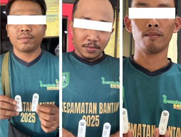 Tiga pegawai dinyatakan  positif mengandung zat methamphetamine dan amphetamine hasil pengecekan urine. (Foto: ist) 