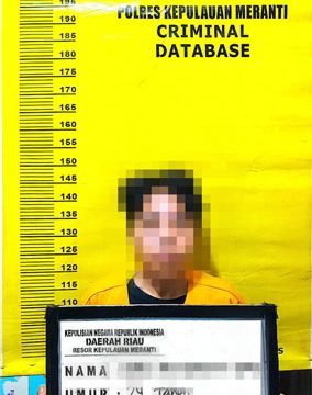 Tersangka kasus dugaan tindak pidana pencabulan sesama jenis. (Foto: ist)