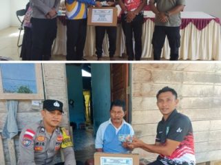 Salurkan BLT Dana Desa kepada 12 Keluarga Penerima Manfaat. (Foto: ist)