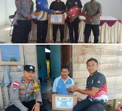 Salurkan BLT Dana Desa kepada 12 Keluarga Penerima Manfaat. (Foto: ist)