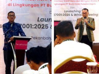Komisaris BSP Zapin, Jhon Priandi dan Dr. Rudi Pardede. (Foto: rk1)