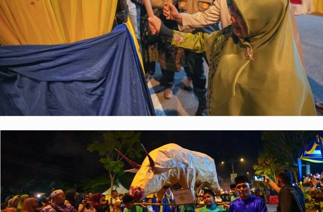 Pawai takbiran Idul Adha 1447 H di Kabupaten Siak. (Foto: ist)
