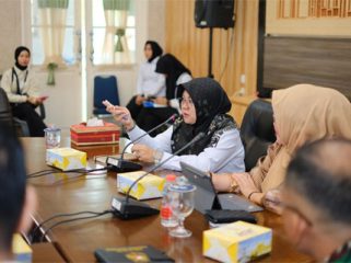 Bupati Siak, Dr Afni Zulkifli, hadiri FGD calon lokasi SNT 2026 di Zamrud Room, Komplek Rumah Rakyat Abdi Praja, Kecamatan Siak. (Foto: ist)