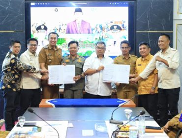 Foto pertemuan lintas sektoral memperjuangkan kebijakan special border treatment bagi pekerja lintas batas (passing) di wilayah perbatasan.  (Foto: ist)