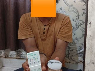 Tersangka tindak pidana narkotika jenis sabu. (Foto: ist)