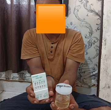 Tersangka tindak pidana narkotika jenis sabu. (Foto: ist)