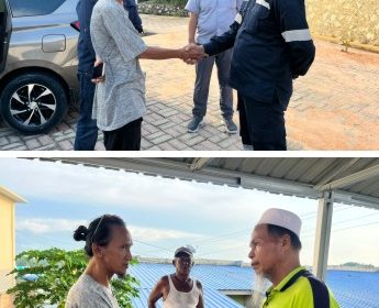 Serahkan sapi untuk Masjid Al Muhajirin komplek Perumahan Gladiola, Kecamatan Tebing, Kabupaten Karimun. (Foto: PWI Kariun)