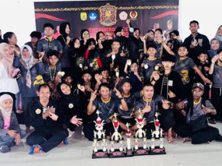 Kontingen Pencak Silat Persaudaraan Setia Hati Terate (PSHT) Rayon Garuda Tanjungpinang. (F: ist)