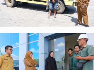 Bupati Afni saat melakukan Sidak terkait anjloknya harga kelapa sawit.