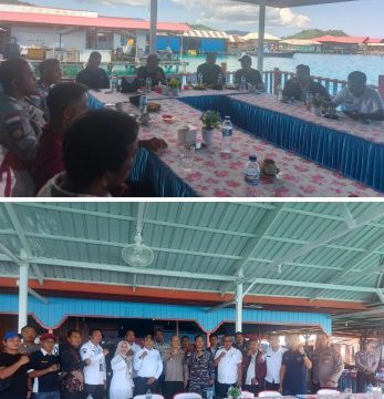 Coffee morning bersama insan pers di Pulau Jemaja, Kabupaten Kepulauan Anambas. (Foto: ist)
