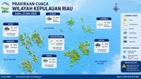 Prakiraan Cuaca Kepri Sabtu 23 Mei 2026: Tanjungpinang dan Batam Berpotensi Diguyur Hujan Petir