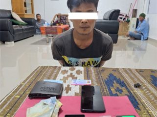 Tersangka kasus tindak pidana narkotika jenis sabu. (Foto: ist)