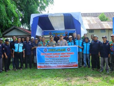 Foto bersama May Day Tahun 2026 di Kabupaten Kepulauan Meranti. (Foto: ist)