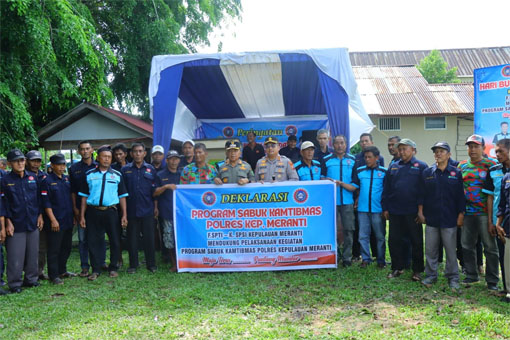 Foto bersama May Day Tahun 2026 di Kabupaten Kepulauan Meranti. (Foto: ist)