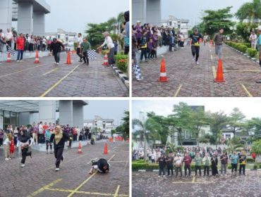 Kegiatan BRKS Virtual Walk n Run Tahun 2026 digelar di Halaman MDM BRK Syariah. (Foto: BRKS)