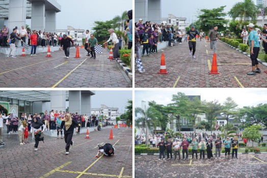 Kegiatan BRKS Virtual Walk n Run Tahun 2026 digelar di Halaman MDM BRK Syariah. (Foto: BRKS)