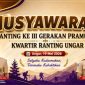 Flyer musyawarah ranting III Kwartir Ranting Gerakan Pramuka Ungar.
