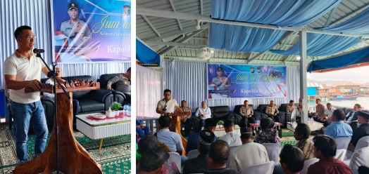 Harapan Bupati Kabupaten Kepulauan Anambas, Aneng, dihadapan Kapolda Kepri Irjen Pol. Asep Safrudin, S.I.K., M.H. (Foto: Bambang)