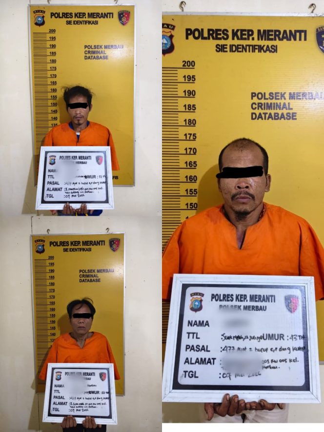 
					Hitungan Jam, Polsek Merbau Tangkap Tiga Pencuri Sarang Walet 
