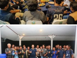 Kapolda Kepri Irjen Pol Asep Safrudin gelar pertemuan bersama wartawan lokal di Tolam Resort. (Foto: ist)