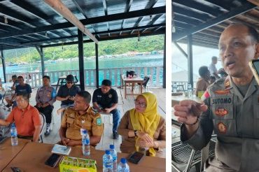 Kapolsek Jemaja, IPTU Sutomo, himbau semua pihak agar mengedepankan koordinasi dan tidak menonjolkan ego sektoral. (Foto: ist)