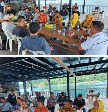 Rapat bersama masalah larangan pengiriman barang. (Foto: ist) 