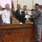Rapat paripurna pembahasan Laporan Pansus terhadap LKPJ Wali Kota Batam Tahun Anggaran 2025. (Foto: ist)