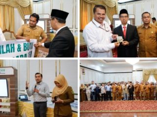 Pelayanan publik berbasis digital melalui pembayaran retribusi sampah menggunakan QRIS Bank Riau Kepri Syariah. (Foto: BRKS)