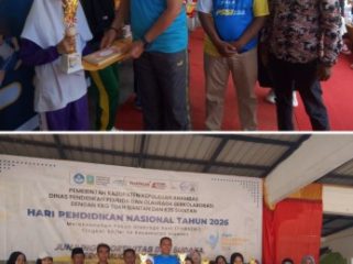 Acara menutup kegiatan Porseni SD/MI se-Kecamatan Siantan. (Foto: ist)