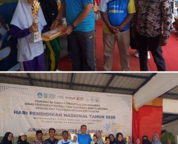 Acara menutup kegiatan Porseni SD/MI se-Kecamatan Siantan. (Foto: ist)