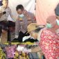 Foto saat Kapolsek Merbau dan Tenaga Medis Cek Jenazah 